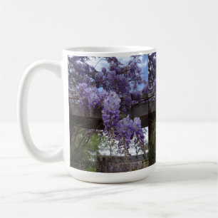 Cup with wisteria vine