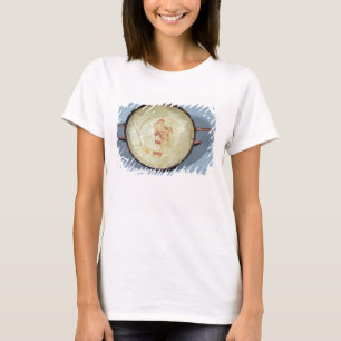 Cup without foot, standing Muse playing the lyre, T-Shirt