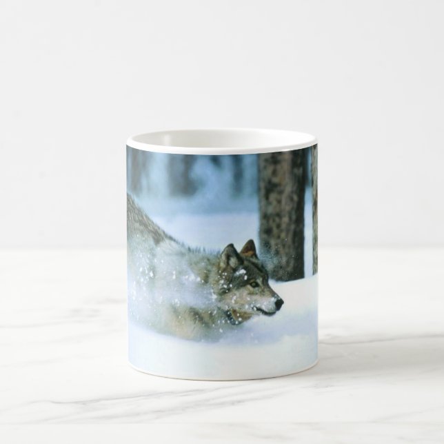 Cup-Wolf Running Coffee Mug (Center)