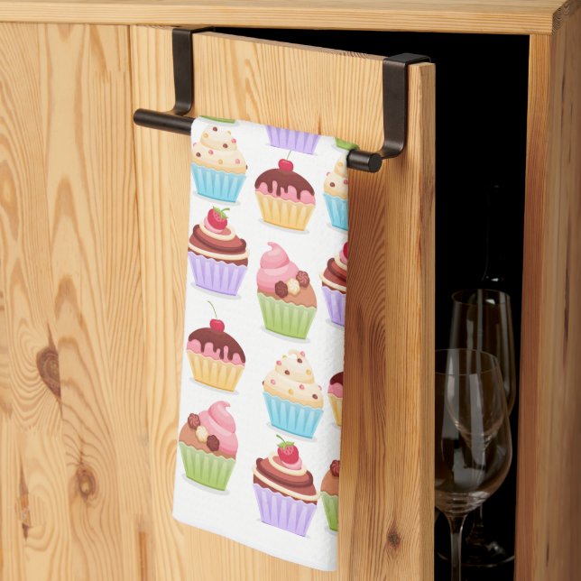 Cupacake Kitchen Towels (Thirds Fold)