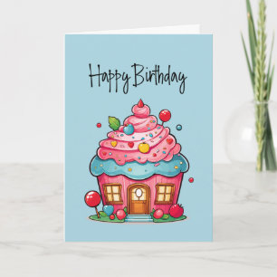 Cupacke Home Client Happy Birthday Card