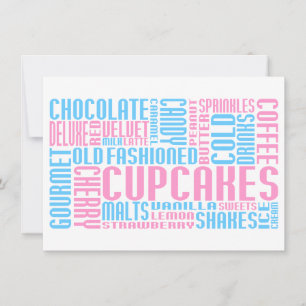 cupcak chitChat Invitation