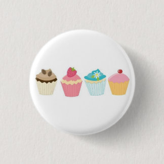 Cupcake 3 Cm Round Badge
