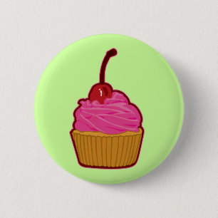 Cupcake 6 Cm Round Badge