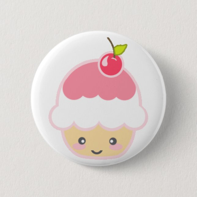 Cupcake 6 Cm Round Badge (Front)