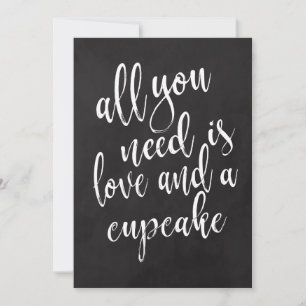 Cupcake affordable chalkboard wedding sign