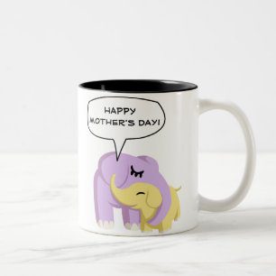 Cupcake and Butters Happy Mother's Day! Two-Tone Coffee Mug