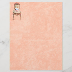 Cupcake and Chair vintage Style Stationery