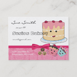 Cupcake and Cookies Bakery Business Card -