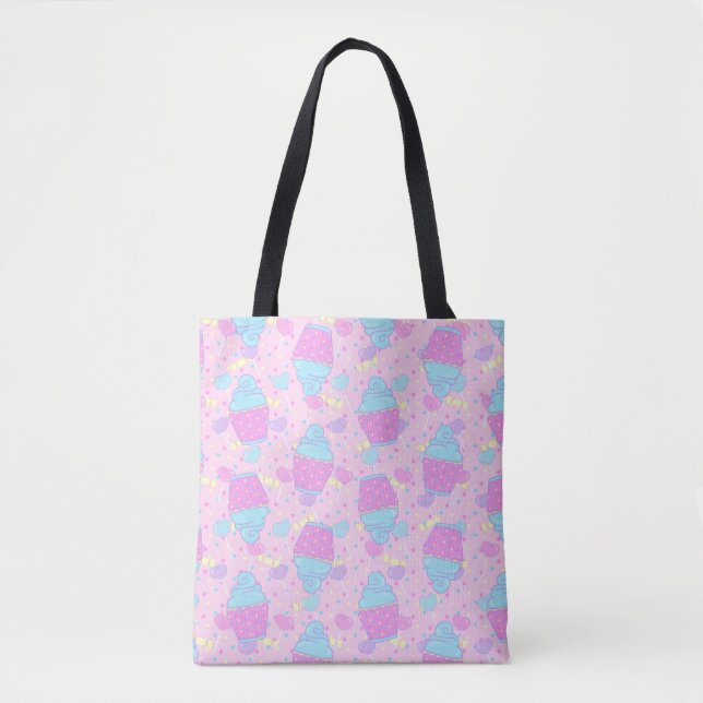 Cupcake and Lollipop tote bag (Front)