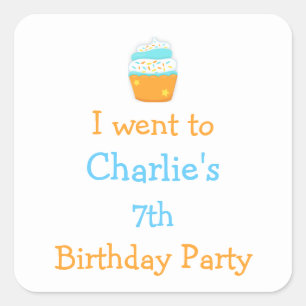 Cupcake and Sprinkles 'I went to' Stickers