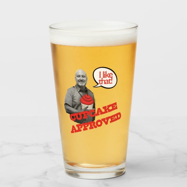 Cupcake Approves! Glass (Front Filled)