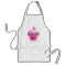 Cupcake Apron Pastry Chef Zebra Pink