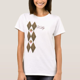 Cupcake Argyle T-Shirt