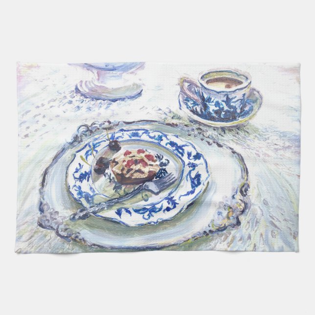 Cupcake Art Tea Towel (Horizontal)