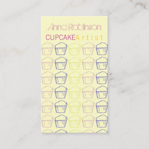 Cupcake Artist Business Card