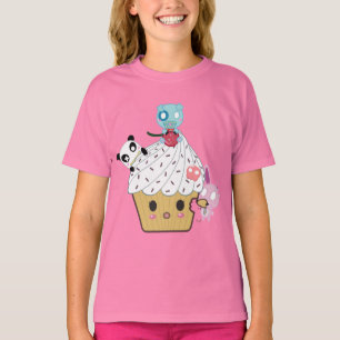 Cupcake Attack! (>_<) T-Shirt
