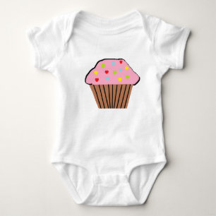 Cupcake baby outfit bodysuit