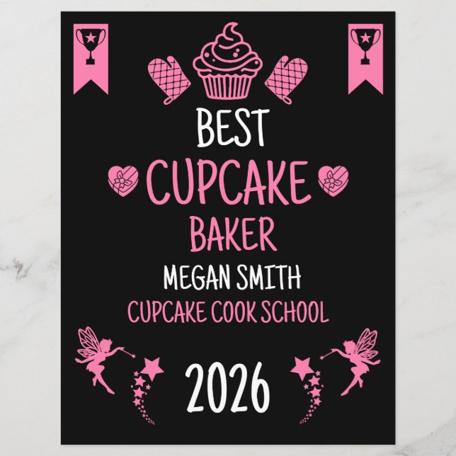 Cupcake Baker Award (Front)