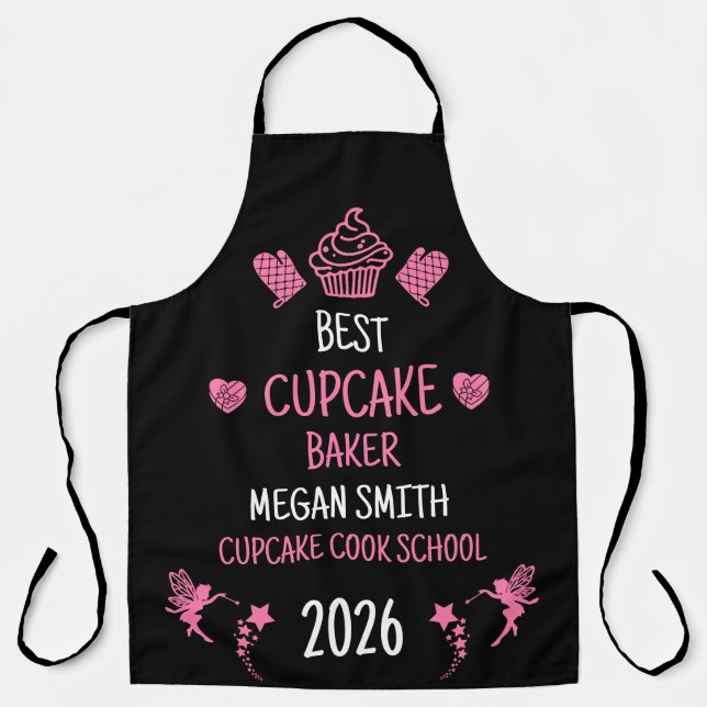 Cupcake Baker Award Apron (Front)