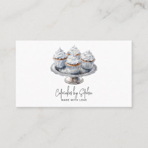 Cupcake Baker Bakery Chef Catering  Business Card