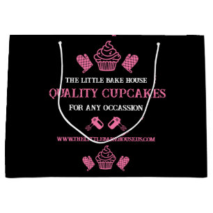Cupcake Baker Large Gift Bag