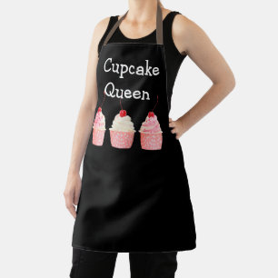 Cupcake Bakery Baker All-Over Print Apron, Medium Apron