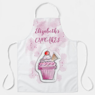 Cupcake Bakery Bright Modern Apron