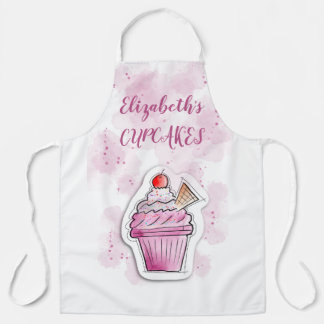 Cupcake Bakery Bright Modern Apron