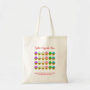 Cupcake Bakery Business Baker Personalised Tote Bag