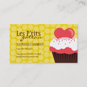 Cupcake Bakery Business Card