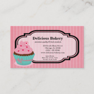 Cupcake Bakery Business Card
