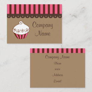 Cupcake Bakery Business Cards