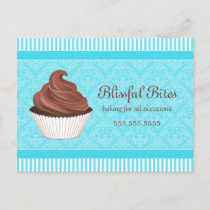 Cupcake Bakery Business Promotional Postcard