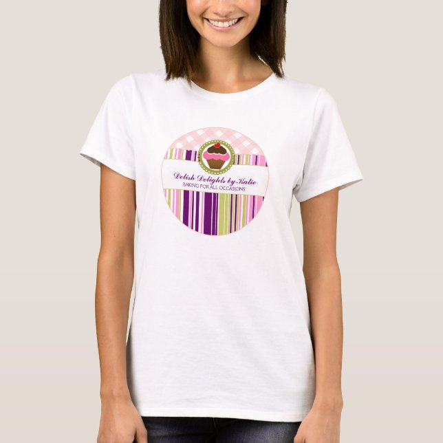 Cupcake Bakery Business T-Shirt (Front)