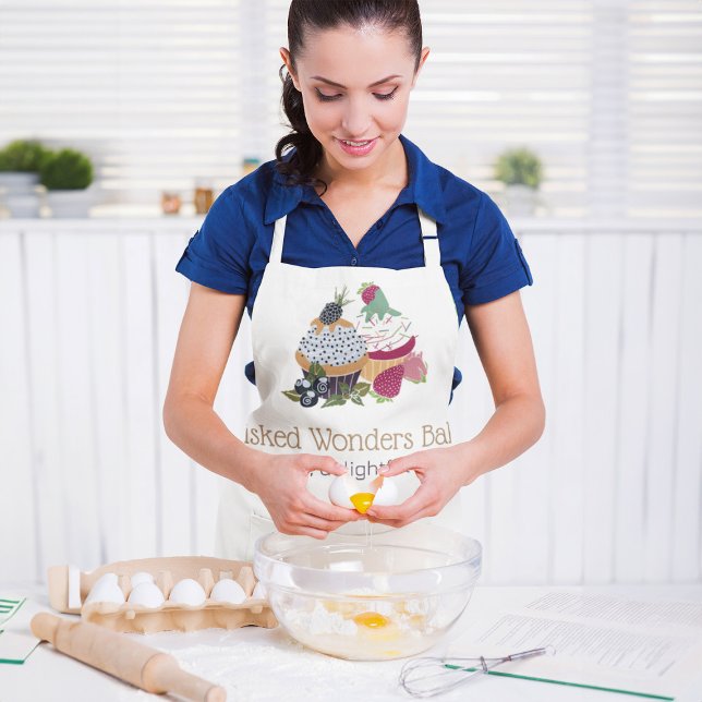 Cupcake Bakery Chef Apron (Cupcake Bakery Chef Apron)