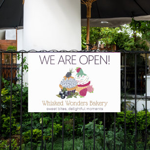 Cupcake Bakery Chef Banner