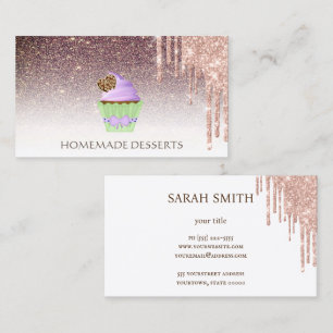Cupcake Bakery Chef,cute Business Card