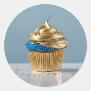 Cupcake Bakery Decorative Round Sticker