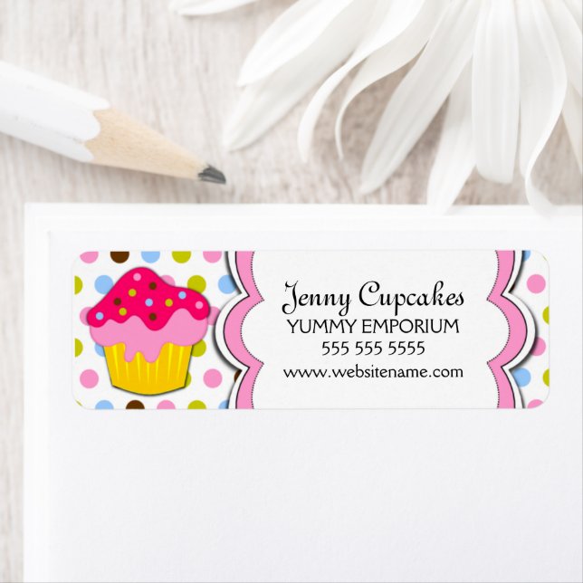 Cupcake Bakery Labels (Insitu)