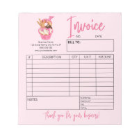 Cupcake Bakery Logo Order Form Invoice