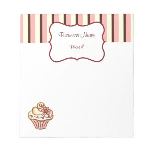 Cupcake Bakery Notepad