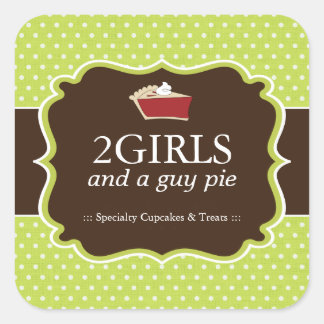 Cupcake Bakery Packaging Stickers