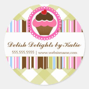 Cupcake Bakery Stickers
