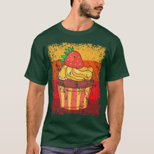 Cupcake Baking Baker Bakery Cake Vintage Retro  12 T-Shirt