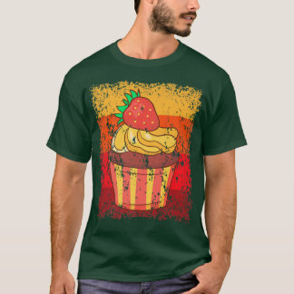 Cupcake Baking Baker Bakery Cake Vintage Retro  12 T-Shirt
