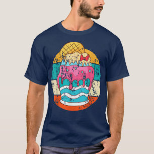 Cupcake Baking Baker Bakery Cake Vintage Retro  13 T-Shirt