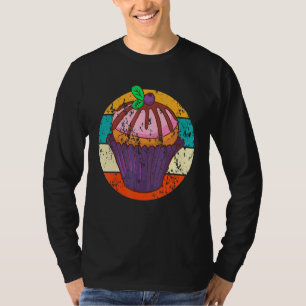 Cupcake Baking Baker Bakery Cake Vintage Retro T-Shirt