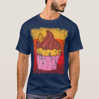 Cupcake Baking Baker Bakery Cake Vintage Retro T-Shirt