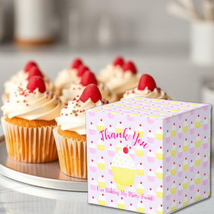 Cupcake Baking Birthday Favour Box